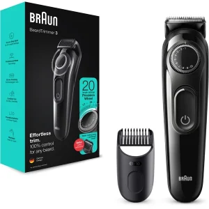 Meilleure vente 🛒 Braun BeardTrimmer 3 BT3322, Tondeuse à Barbe 👏 10